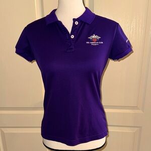 JUNIORS - Purple Singapore Polo 👕 Shirt - Size Medium